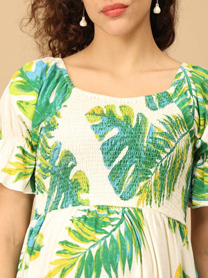 Leaf Me Be Maternity Dress - DRS - SD - LFMB - S