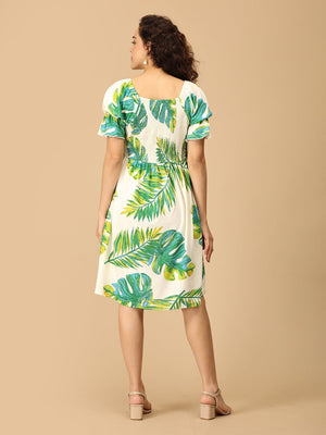 Leaf Me Be Maternity Dress - DRS - SD - LFMB - S