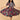 Woman twirling in a navy blue floral maternity and nursing wrap dress showing the flared midi silhouette.