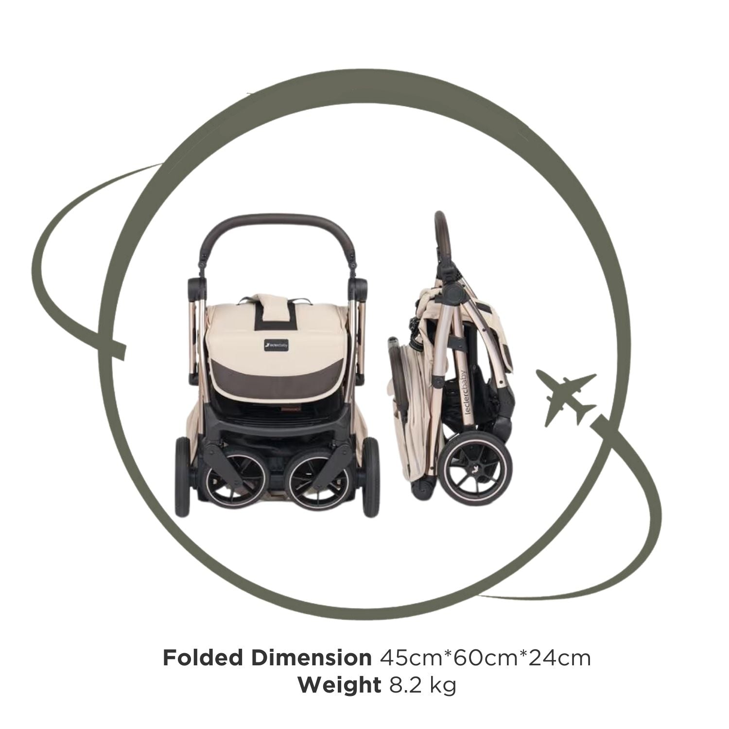 Leclercbaby Influencer XL Stroller Sand