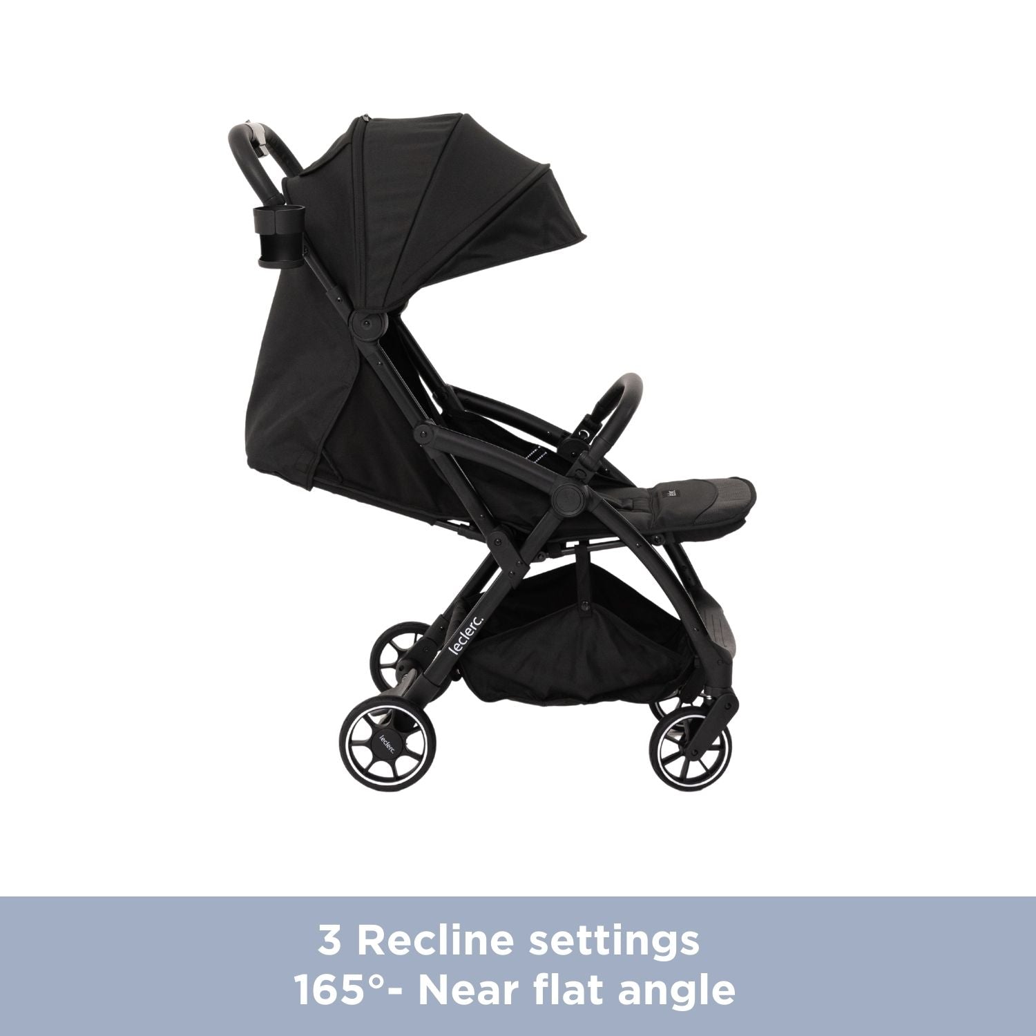 Leclerc Baby Magicfold Plus Stroller Black - LEC25970