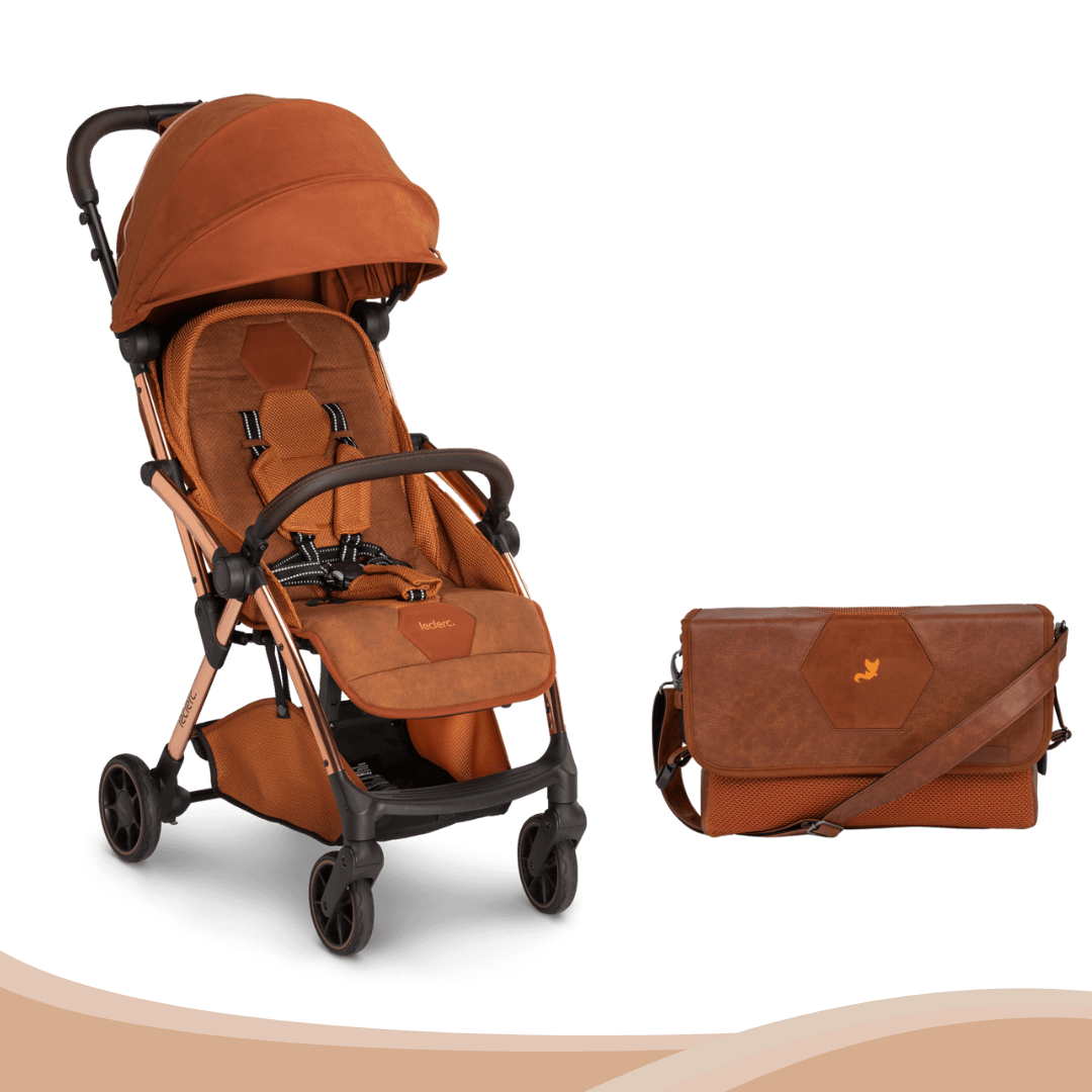 Leclercbaby Bundle Deal Hexagon Heritage Sport (Stroller + Diaper Bag) - BUNHEX010