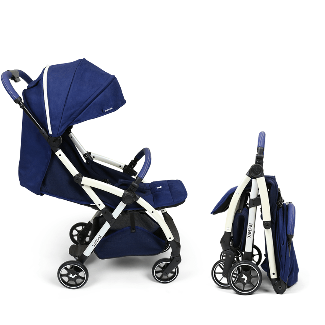 Leclercbaby Bundle Deal Hexagon Monte Carlo Blue (Stroller + Diaper Bag) - BUNHEX040