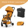 Leclercbaby Combo Influencer Air Golden Mustard (Stroller + Luxury Organiser) - BUNAR050