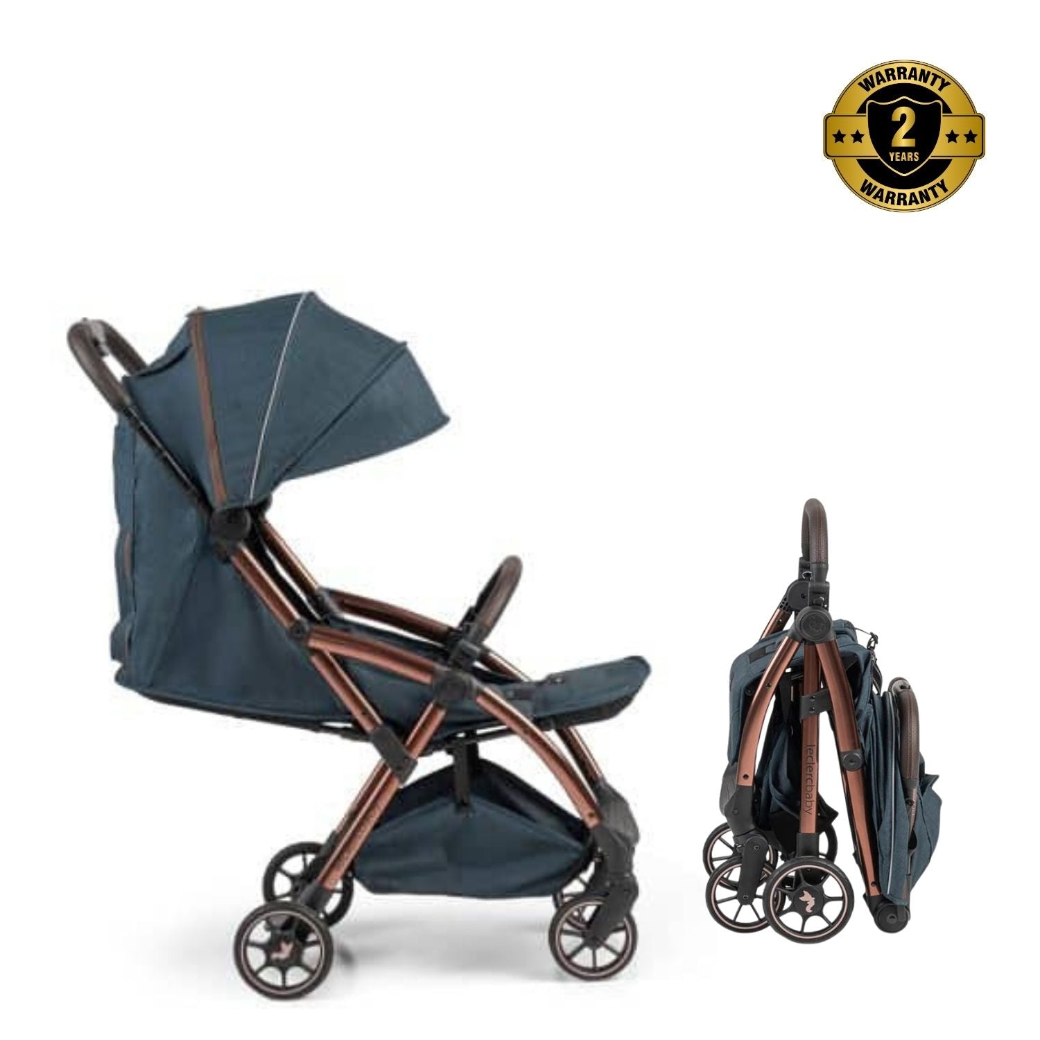 Leclercbaby Influencer Air Stroller Denim Blue - LEC20016