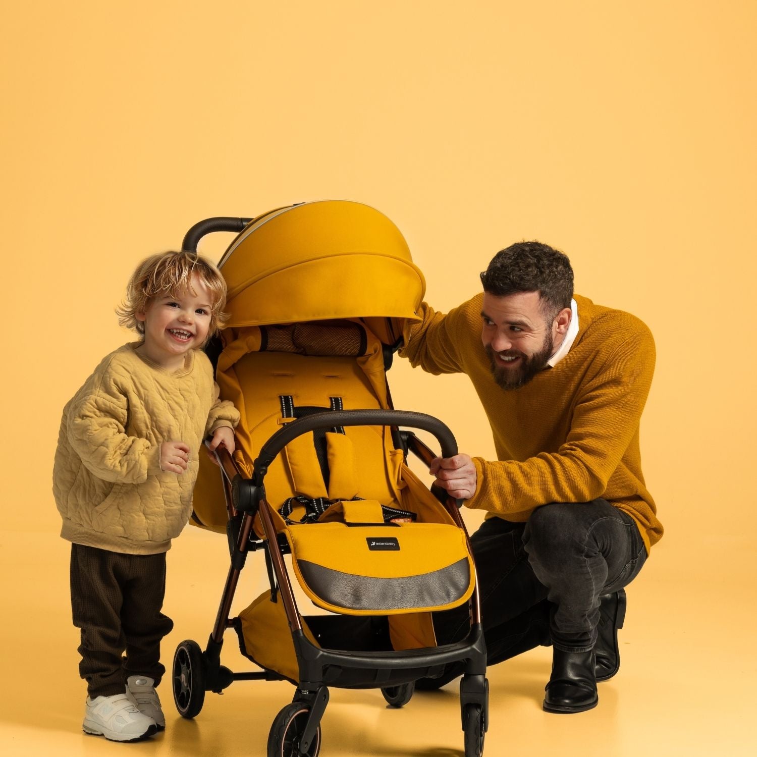 Leclercbaby Influencer Air Stroller Golden Mustard - LEC20017