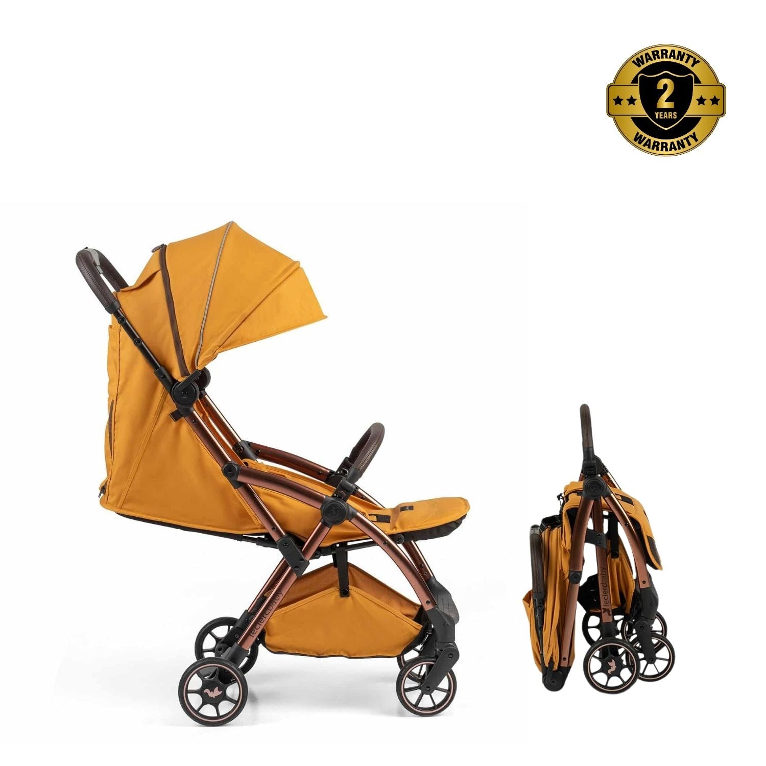 Leclercbaby Influencer Air Stroller Golden Mustard - LEC20017