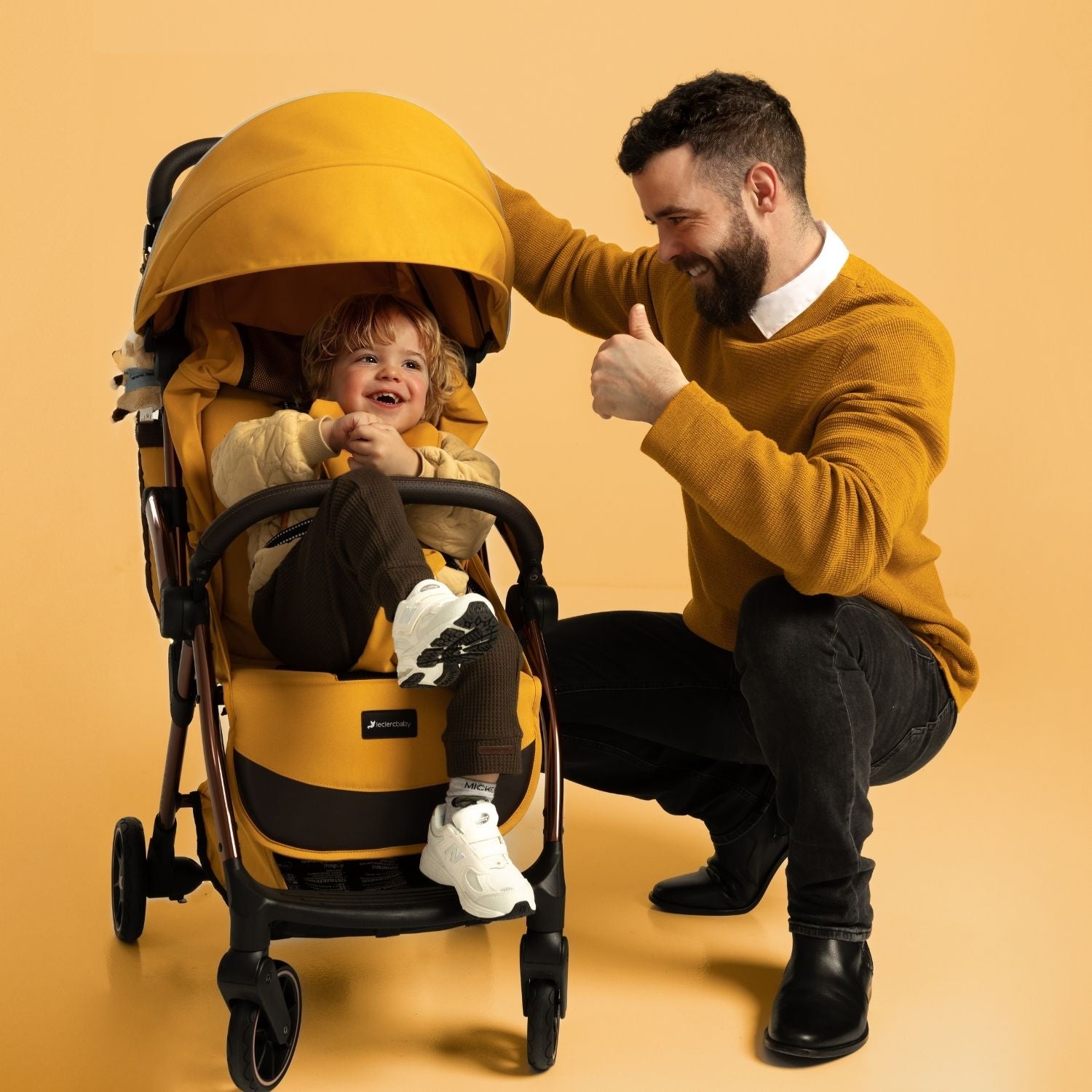 Leclercbaby Influencer Air Stroller Golden Mustard - LEC20017