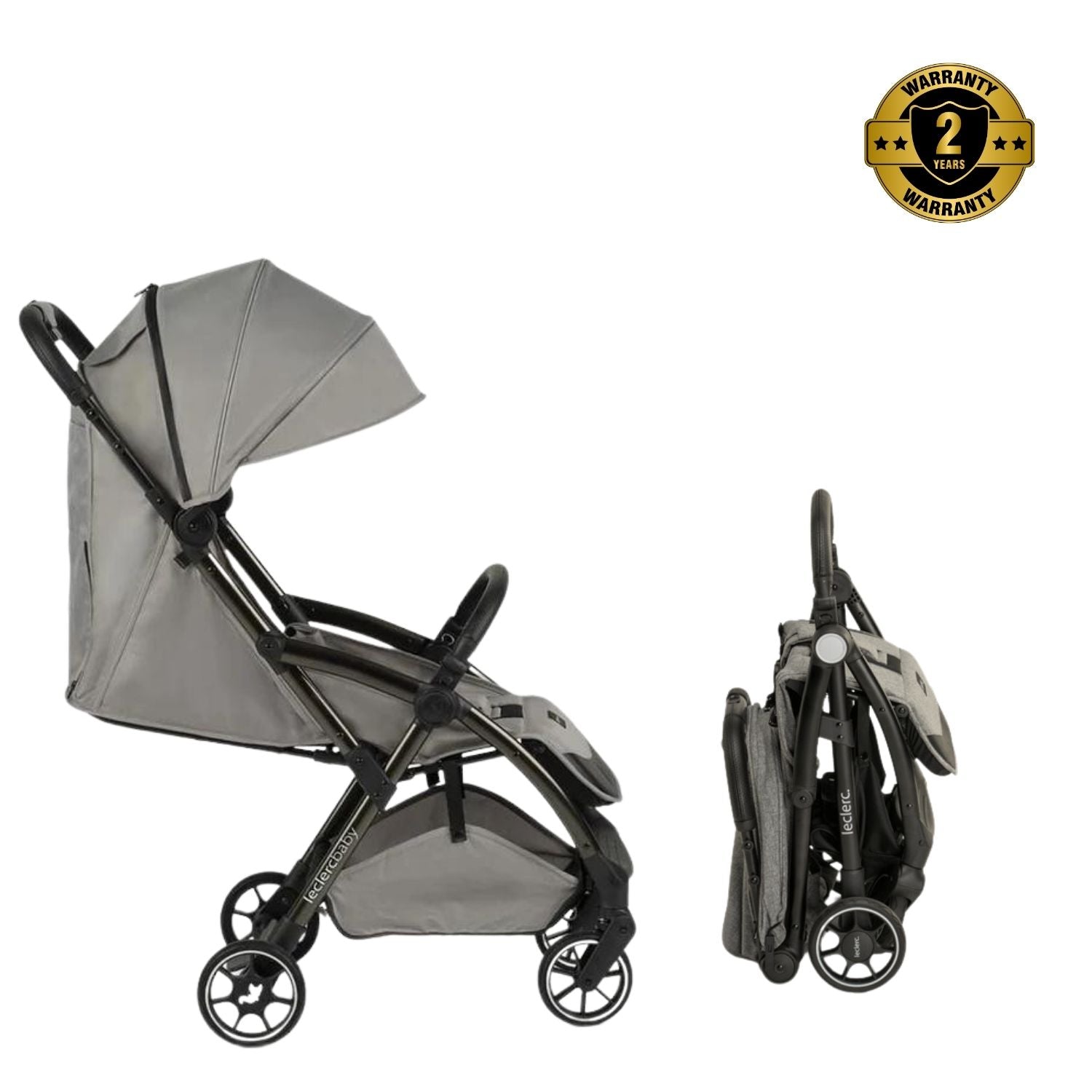 Leclercbaby Influencer Air Stroller Violet Grey - LEC20015