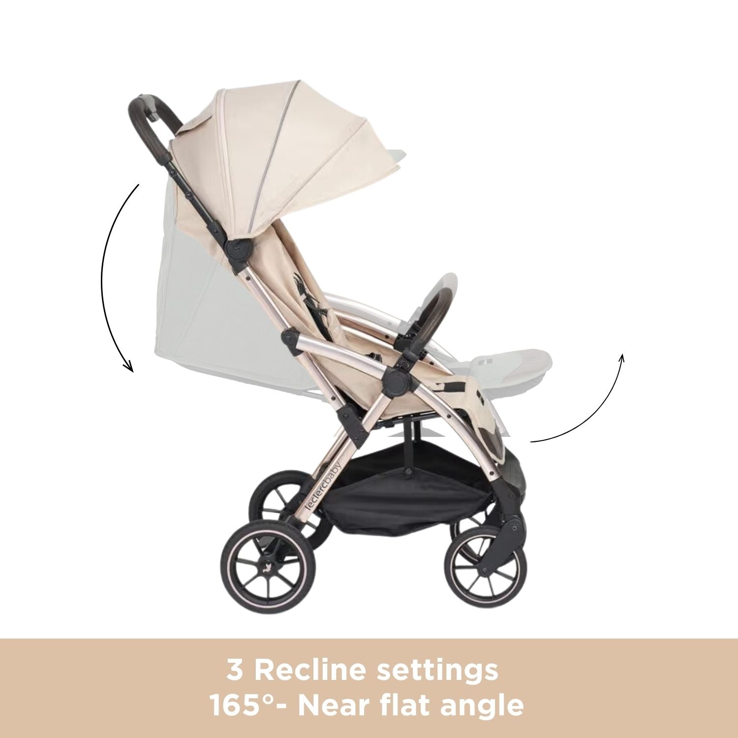 Leclercbaby Influencer XL Stroller Sand - LEC10012