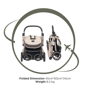 Leclercbaby Influencer XL Stroller Sand - LEC10012