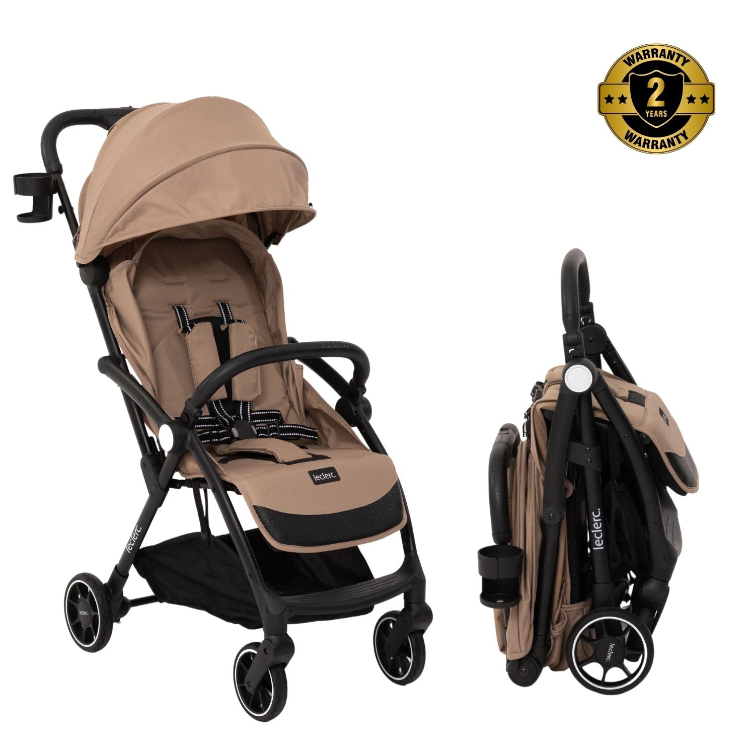 Leclercbaby Magicfold Plus Stroller Sand - LEC25973
