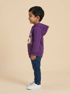 Let's Go Race Hooded Sweatshirt - 0-6 Months Kids Winter Hoodies