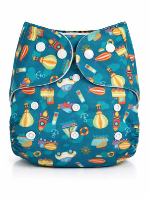 Lets Race - Re - Usable Cloth Diaper - Reusable Cloth Diaper
