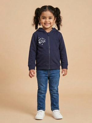 Let's Roll Zipper Hoodie - 0-6 Months Kids Winter Hoodies