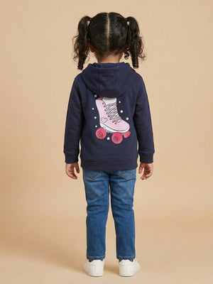Let's Roll Zipper Hoodie - 0-6 Months Kids Winter Hoodies