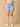 Light Blue Maternity Denim Shorts With Belly Support - MDD - KS - LITB - S