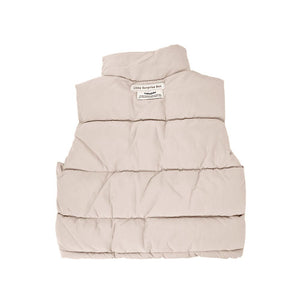 Light Brown Puffer Jacket And Matching Track Suit 3 Pcs Winterwear Set For Toddlers And Kids - 3 - 4 Years Kids Clothing