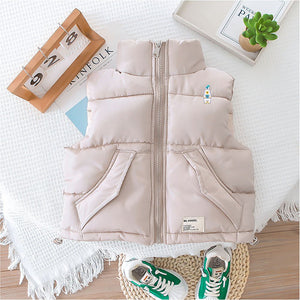 Light Brown Puffer Jacket And Matching Track Suit 3 Pcs Winterwear Set For Toddlers And Kids - 3 - 4 Years Kids Clothing