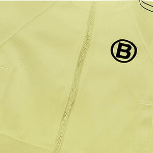 Light Green Letter B Monogram 3 Pcs Track Suit Set For Toddlers And Kids - 3 - 4 Years Kids Clothing