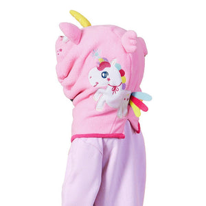 Light Pink Uni Fleece Winter Cap covering Mouth, Neck and Head - Little Surprise BoxLight Pink Uni Fleece Winter Cap covering Mouth, Neck and Head