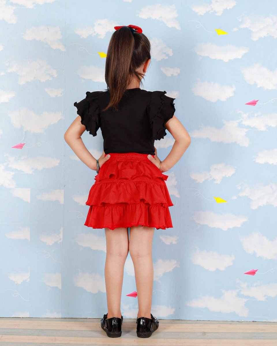 Li'l Panther Girls Top And Skirt Set - KCW-AN-LPSK-1-2