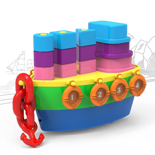 Li'l Wizards 7 - in - 1 Pull - Along Ship Station - LW40002