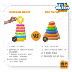 Li'l Wizards Rocking Doughnut Ring Stacker - Stacker