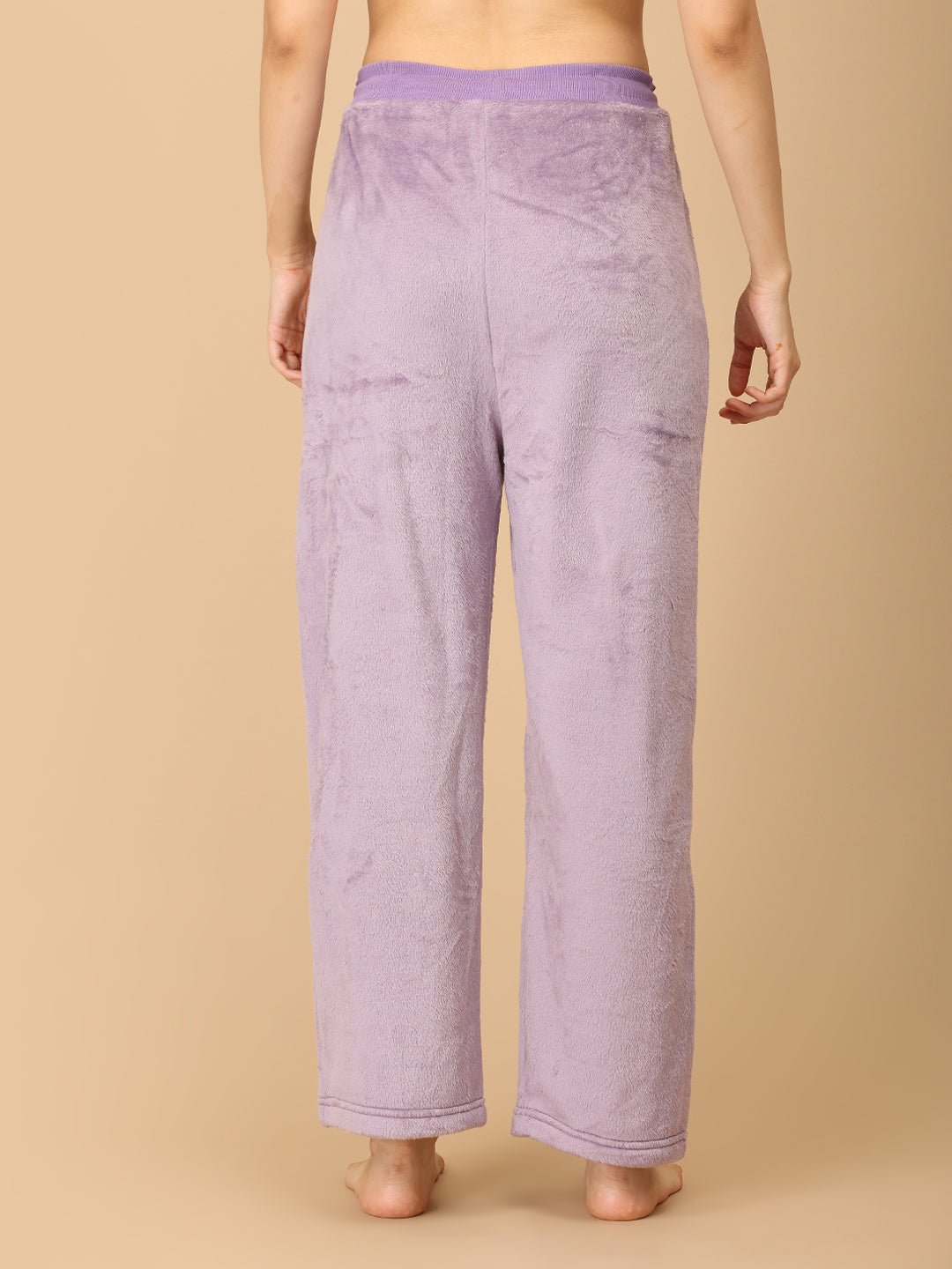 Lilac Fluffies Womens Fleece Co - ord Set - MWW - SD - LIFLF - S