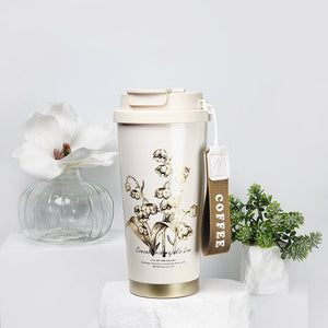 Lily Gold Stainless Steel premium Insulated Detox Infuser Bottle with Tea and Fruit Infuser attachment, 520ml - Back To School