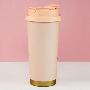 Lily Pink Stainless Steel premium Insulated Detox Infuser Bottle with Tea and Fruit Infuser attachment, 520ml - Back To School