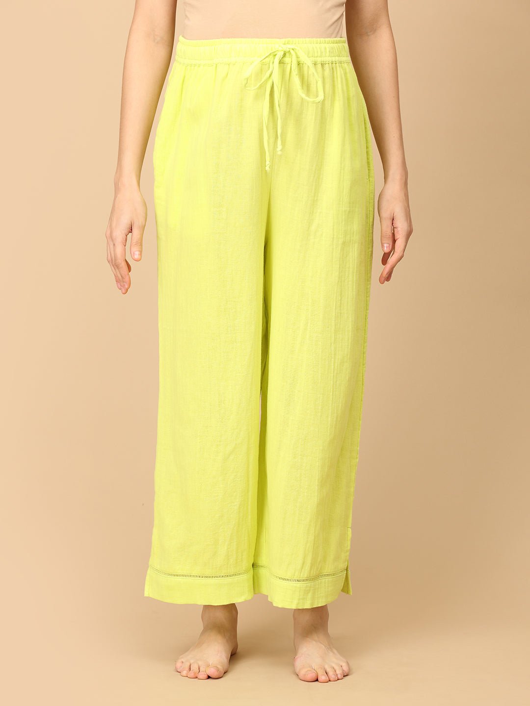 Lime - o - Clock Maternity and Nursing Nightwear Set - NW - SD - LMOCK - S