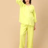 Lime - o - Clock Maternity and Nursing Nightwear Set - NW - SD - LMOCK - S
