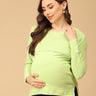Line It Zing Maternity and Nursing Winter Top - MAT - SD - LIZN - S