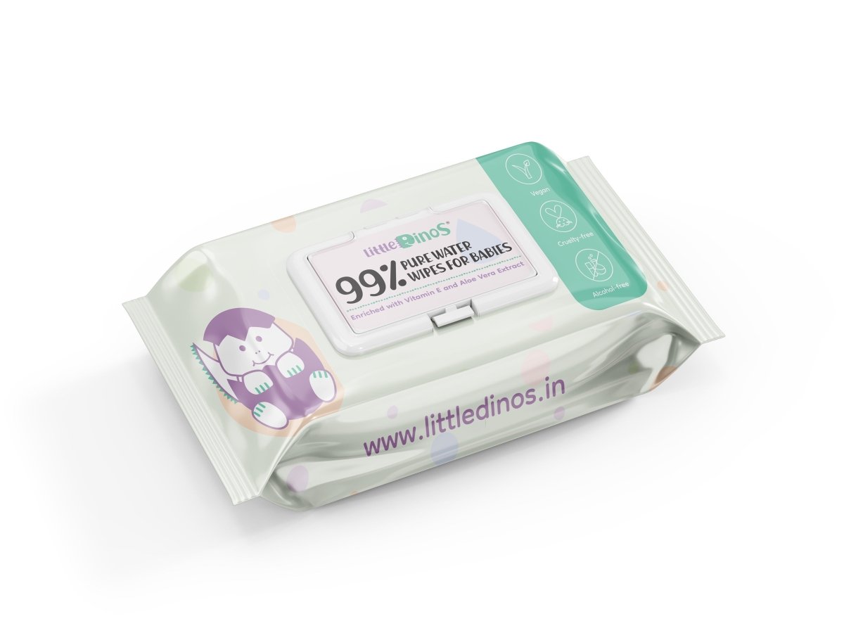 Little Dinos 99% water based baby wipes - LD OR WBWWF 72P