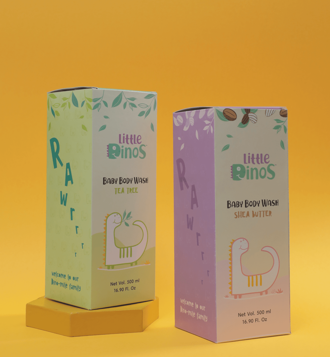 Little Dinos Baby Body wash shea butter 500 ml - LD BBW SB 01