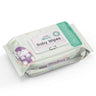 Little Dinos Gentle Baby Wipes with Lid|Bamboo Based Organic Wet Water Wipes - LD OR BBW 72P