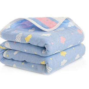 Little Ellie Designed Organic Muslin Blanket, Bib and Napkin Matching Set - Little Surprise BoxLittle Ellie Designed Organic Muslin Blanket, Bib and Napkin Matching Set