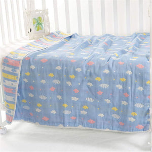 Little Ellie Designed Organic Muslin Blanket, Bib and Napkin Matching Set - Little Surprise BoxLittle Ellie Designed Organic Muslin Blanket, Bib and Napkin Matching Set