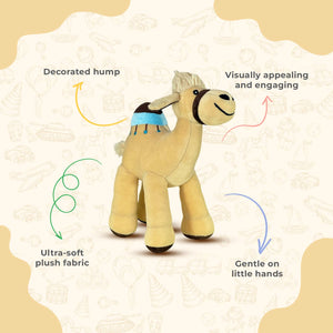 Little Ginnie Camel Soft Toy - NK - STD - CAMEL - BLU