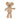 Little Ginnie Crochet Bear Soft Toy - AMYH - BEAR - 001