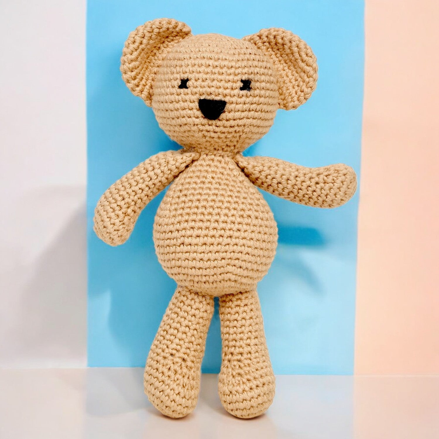Little Ginnie Crochet Bear Soft Toy - AMYH - BEAR - 001