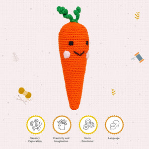 Little Ginnie Crochet Carrot - AMYH - CARROT - 001
