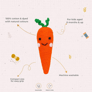 Little Ginnie Crochet Carrot - AMYH - CARROT - 001