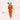 Little Ginnie Crochet Carrot - AMYH - CARROT - 001
