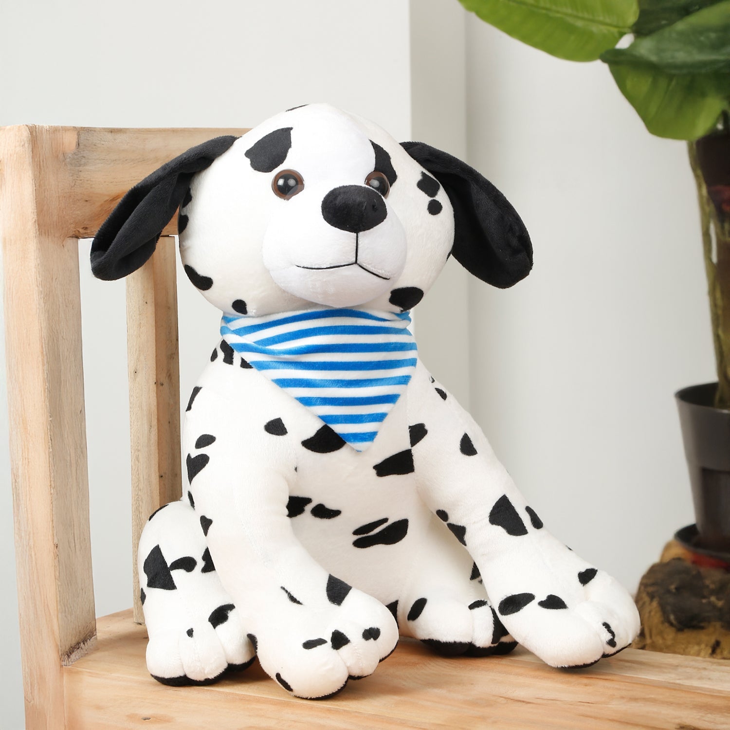 LITTLE Ginnie Dalmatian Dog Soft Toy for Kids - Plush Toy for Newborn Baby | Return & Birthday Gift - NK - DAL - DOF - ST