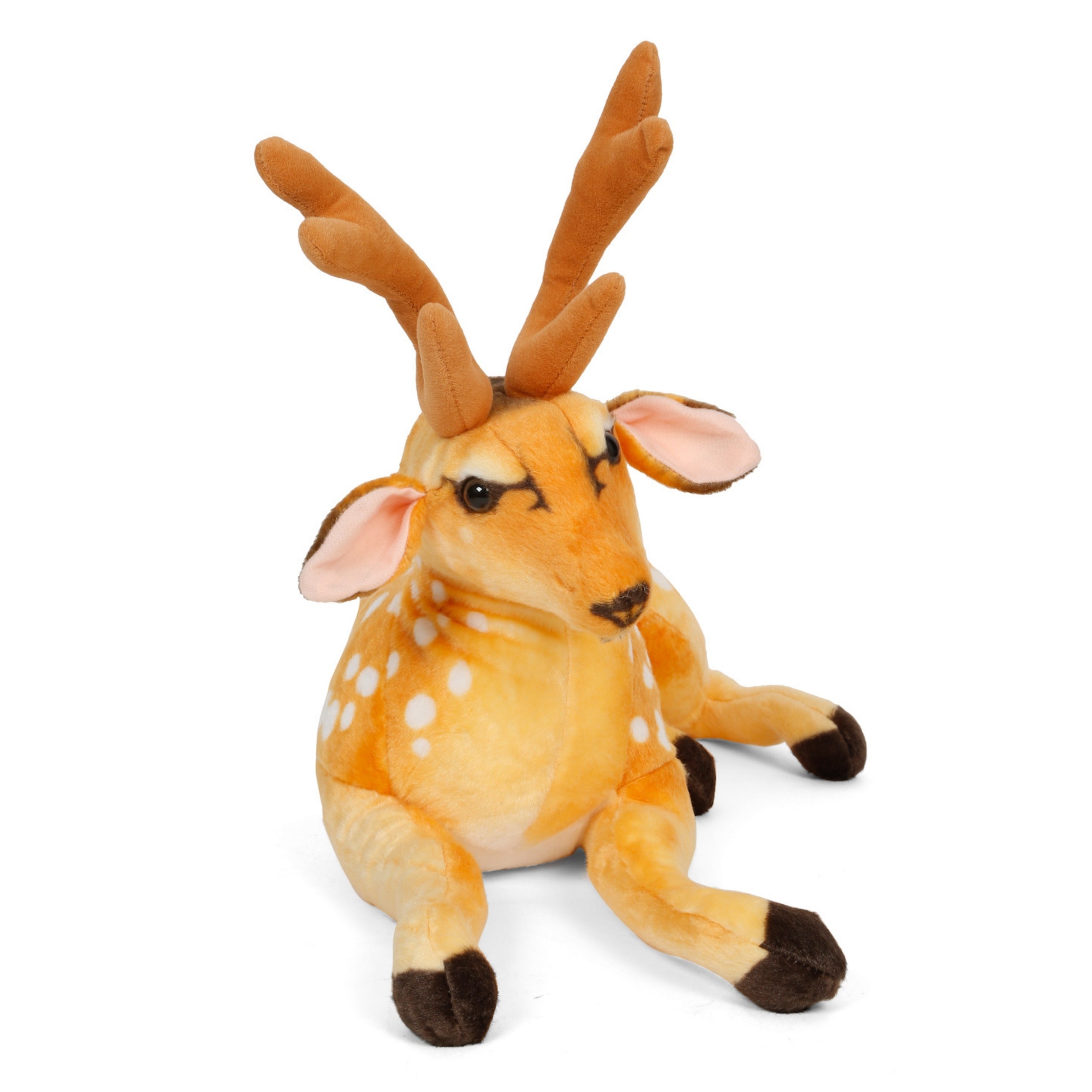 Little Ginnie Deer Soft Toy | Plush Animal Toy for Kids 6 Months+ | Soft Toys for Home Decoration - LG - DEER - ST