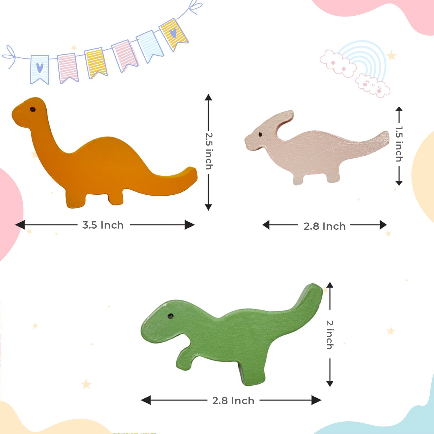 Little Ginnie Dinosaur Stacker Toy - LGDS - 001