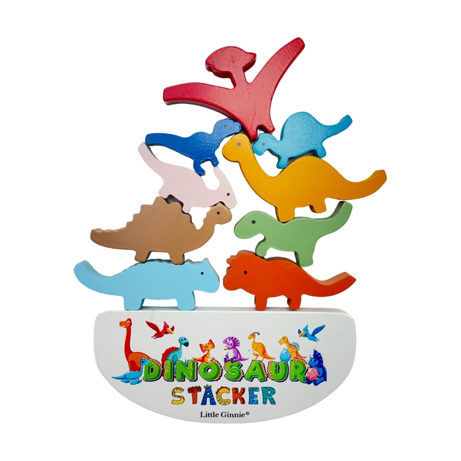 Little Ginnie Dinosaur Stacker Toy - LGDS - 001