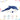 LITTLE GINNIE Dolphin Soft Toys - Dark Blue | Plush Toy for Kids 6 Months+| Returned & Birthday Gift for Baby - LG - DOLPHIN - DBLU - ST